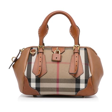 Authenticated Burberry House Check Canvas and 